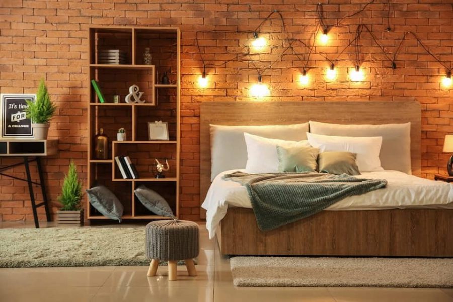 اتاق خواب با دکوراسیون رمانتیک